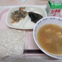 今日の給食（飯舘の味の日給食）