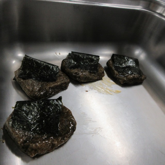 かわいい凍み餅のできあがり