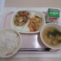今日の給食