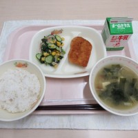 今日の給食